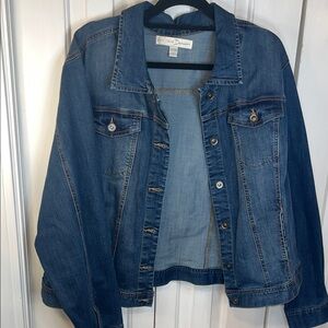 SZ 22/24 Catos cute denim jacket women’s western plus jean